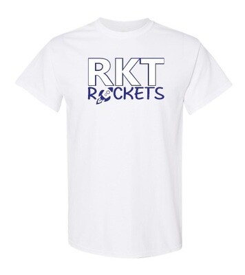 RKT Elementary School - White RKT Rockets T-Shirt