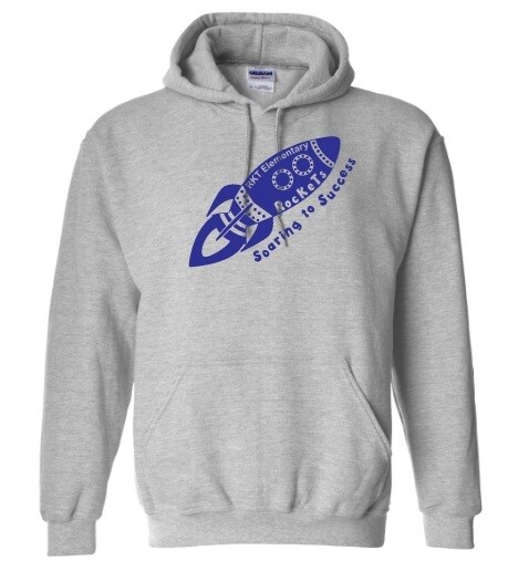 RKT Elementary School - Sport Grey RKT Logo Hoodie