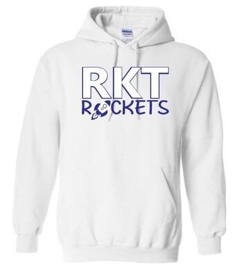 RKT Elementary School - White RKT Rockets Hoodie