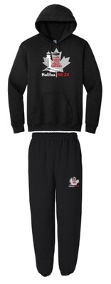 2024 Atlantic Gymnastics Championships - Black Sweatsuit (Hoodie & Sweatpants)
