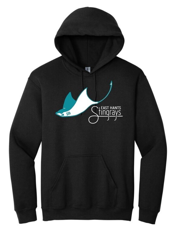 East Hants Stingrays - Black Stingrays Hoodie (Full Chest)