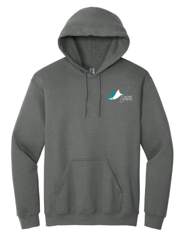 East Hants Stingrays - Dark Heather Grey Stingrays Hoodie (Left Chest)