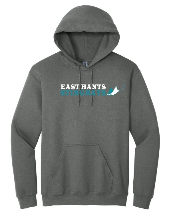 East Hants Stingrays - Dark Heather Grey East Hants Stingrays Hoodie (Full Chest)