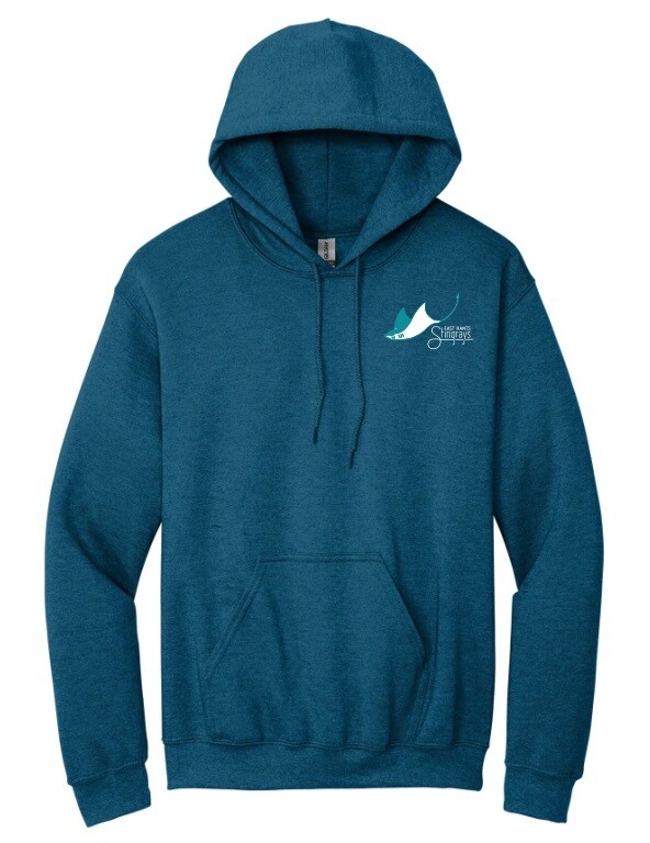 East Hants Stingrays - Antique Sapphire Stingrays Hoodie (Left Chest)
