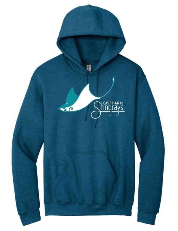 East Hants Stingrays - Antique Sapphire Stingrays Hoodie (Full Chest)