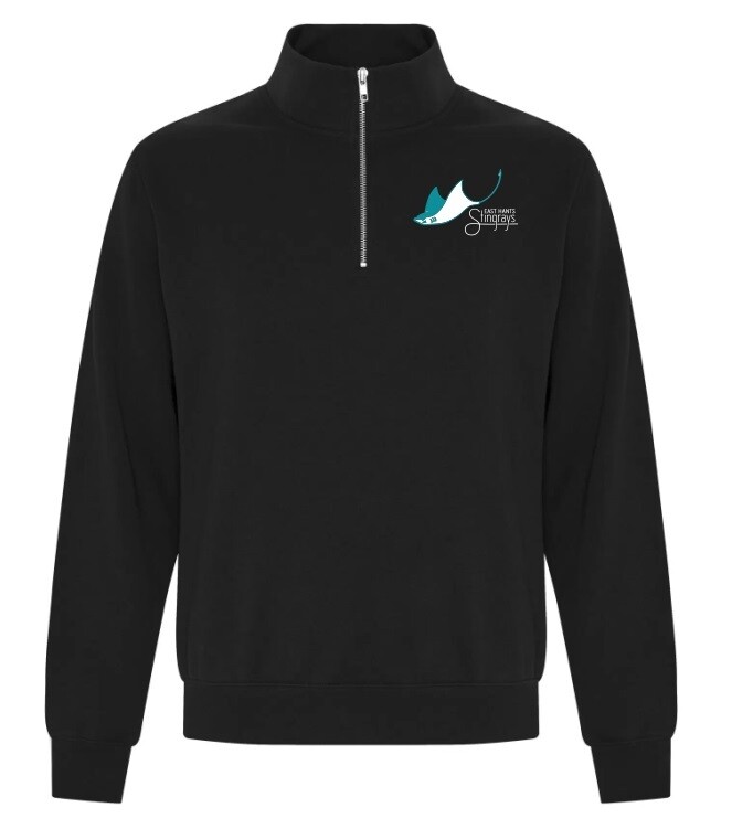 East Hants Stingrays - Black Stingrays 1/4 Zip Sweatshirt