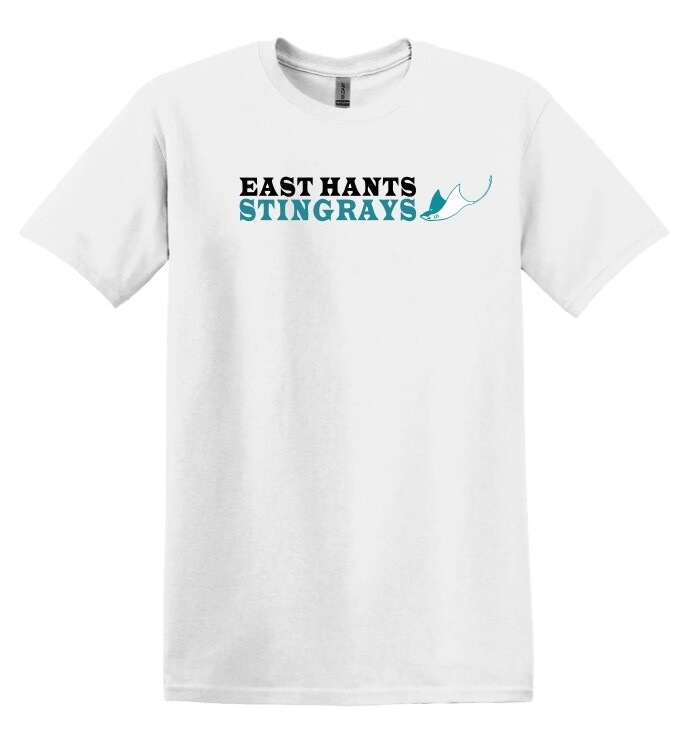 East Hants Stingrays  - White East Hants Stingrays T-Shirt (Full Chest)