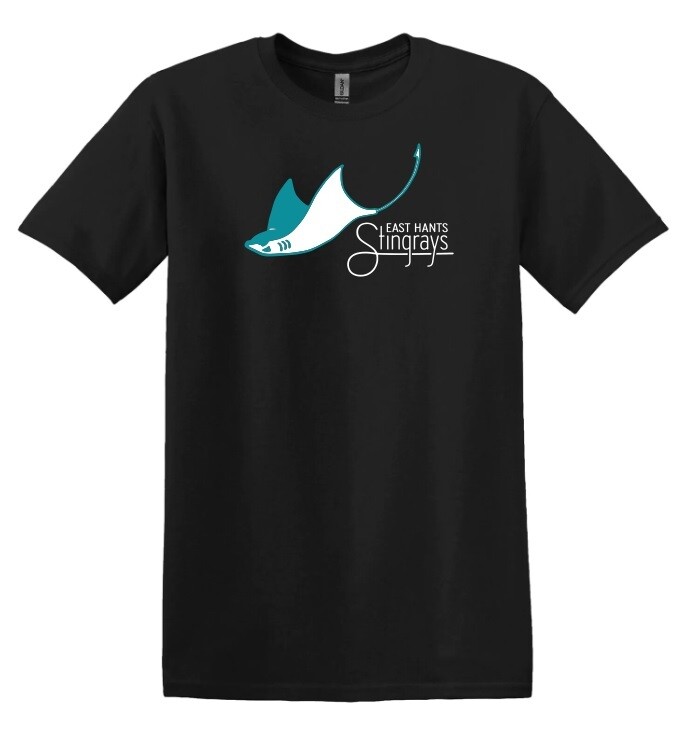 East Hants Stingrays  - Black Stingrays T-Shirt (Full Chest)