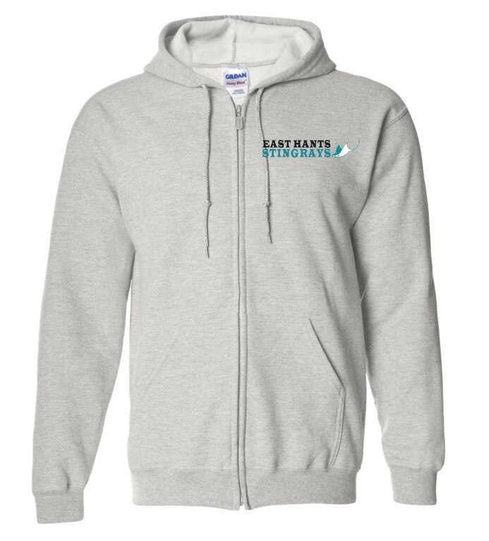 East Hants Stingrays - Sport Grey East Hants Stingrays Zip Hoodie