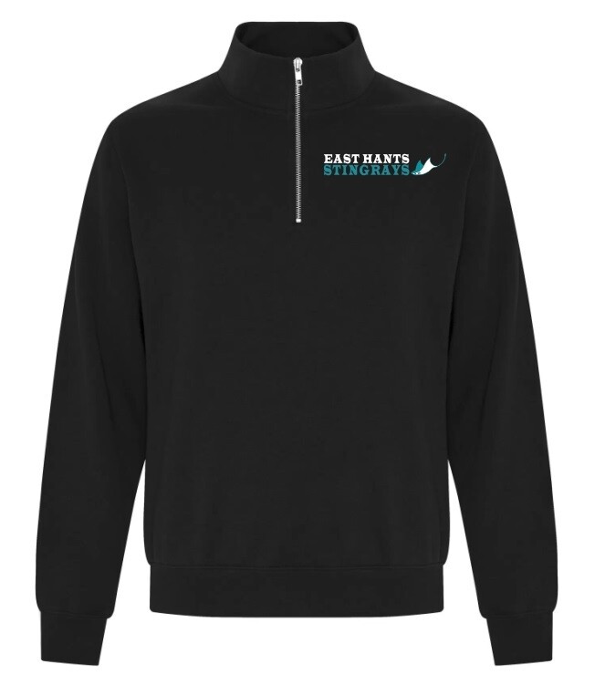 East Hants Stingrays - Black East Hants Stingrays 1/4 Zip Sweatshirt