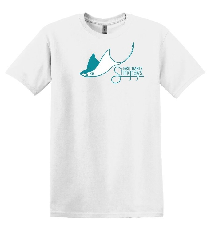 East Hants Stingrays  - White Stingrays T-Shirt (Full Chest)