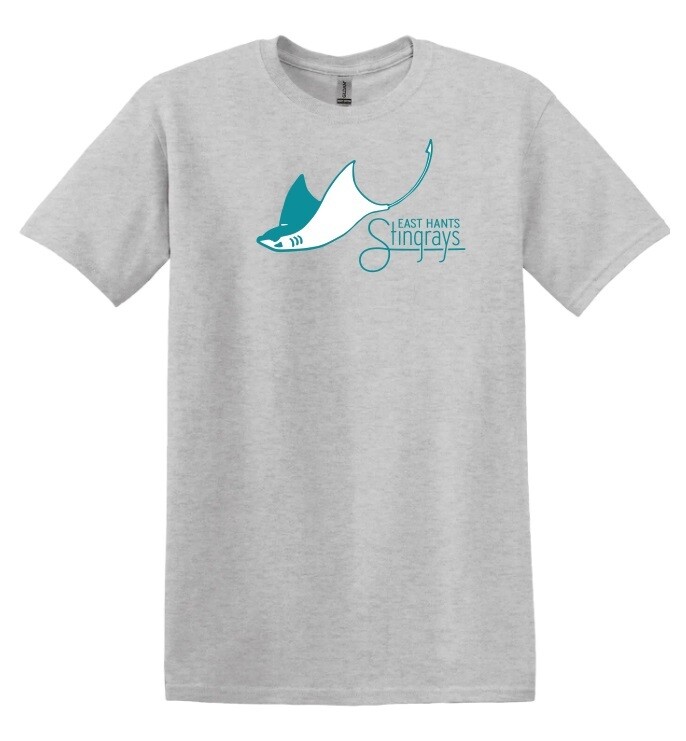East Hants Stingrays  - Sport Grey Stingrays T-Shirt (Full Chest)