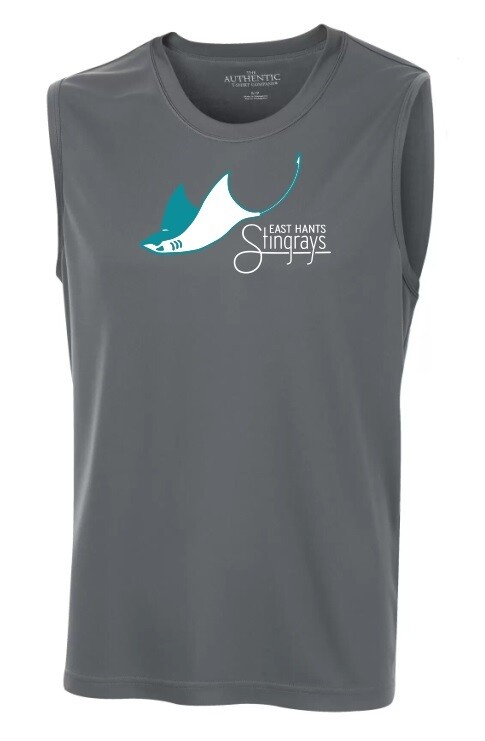 East Hants Stingrays - Coal Grey Stingrays Sleeveless Shirt (Full Chest)