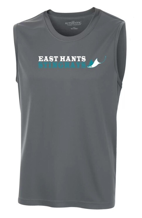 East Hants Stingrays - Coal Grey East Hants Stingrays Sleeveless Shirt (Full Chest)