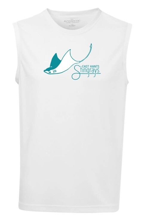 East Hants Stingrays - White Stingrays Sleeveless Shirt (Full Chest)