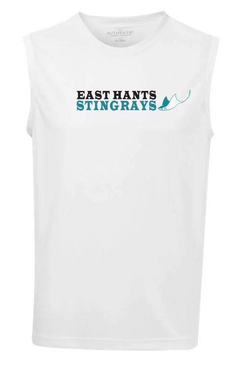 East Hants Stingrays - White East Hants Stingrays Sleeveless Shirt (Full Chest)