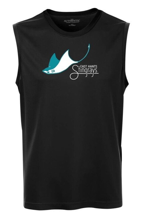 East Hants Stingrays - Black Stingrays Sleeveless Shirt (Full Chest)