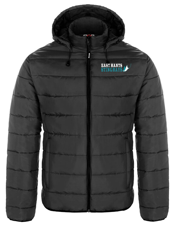 East Hants Stingrays - Black East Hants Stingrays Puffer Jacket