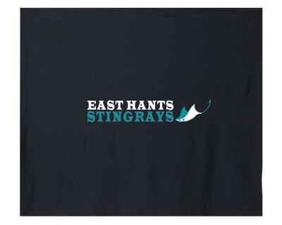 East Hants Stingrays - Black East Hants Stingrays Fleece Stadium Blanket