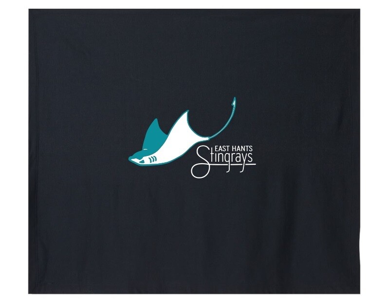 East Hants Stingrays - Black Stingrays Fleece Stadium Blanket