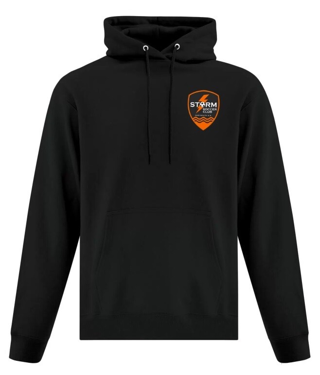 Storm Soccer Club - Black Storm Soccer Logo Hoodie (Left Chest)