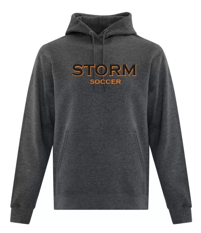 Storm Soccer Club - Dark Heather &quot;Storm&quot; Hoodie (Full Chest)