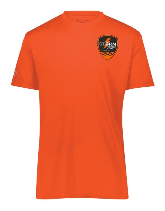 Storm Soccer Club - Orange Holloway Short Sleeve Performance Shirt (Left Chest)