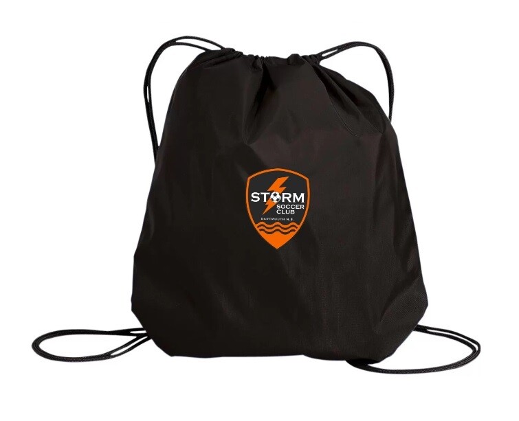 Storm Soccer Club - Black Storm Soccer Logo Cinch Bag