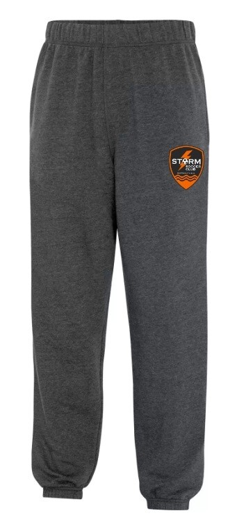 Storm Soccer Club - Dark Heather Grey Storm Soccer Logo Sweatpants