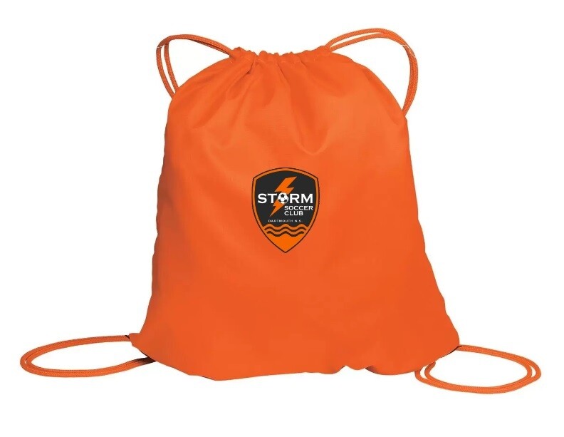 Storm Soccer Club - Orange Storm Soccer Logo Cinch Bag