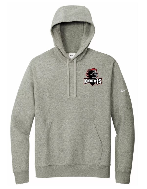 Millwood High - Dark Heather Millwood High Logo Nike Hoodie (Left Chest)