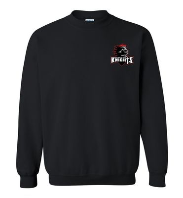 Millwood High - Black Millwood High Logo Crewneck Sweatshirt (Left Chest Logo)