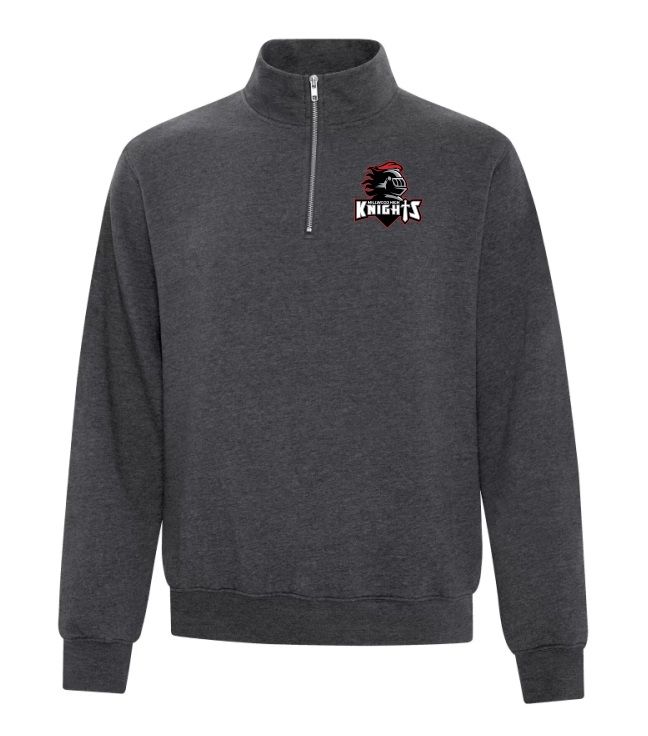 Millwood High - Dark Heather Grey Millwood High Logo 1/4 Zip Sweatshirt