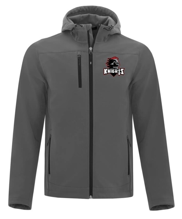 Millwood High - Coal Grey Millwood High Logo Soft Shell Jacket