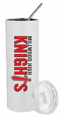Millwood High - Millwood High Knights Tumbler with Straw