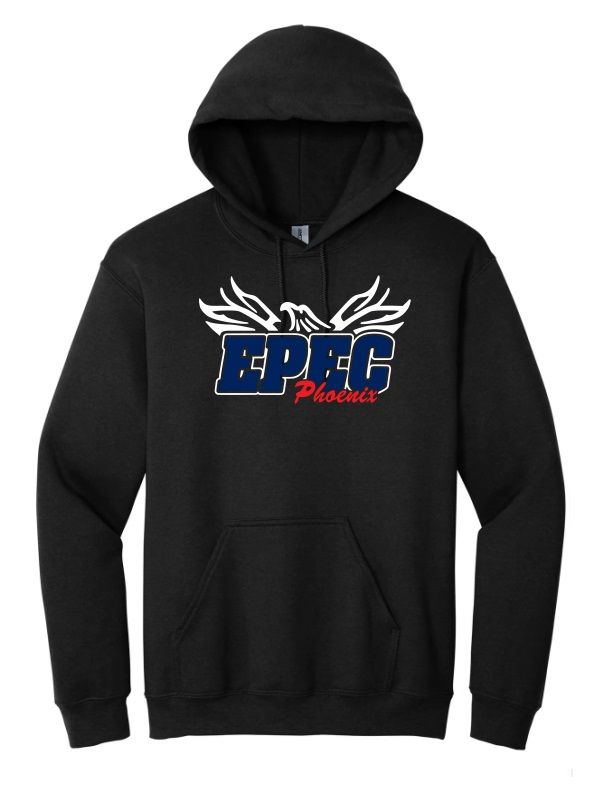 Eastern Passage Education Centre - Black EPEC Logo Hoodie (Full Chest)