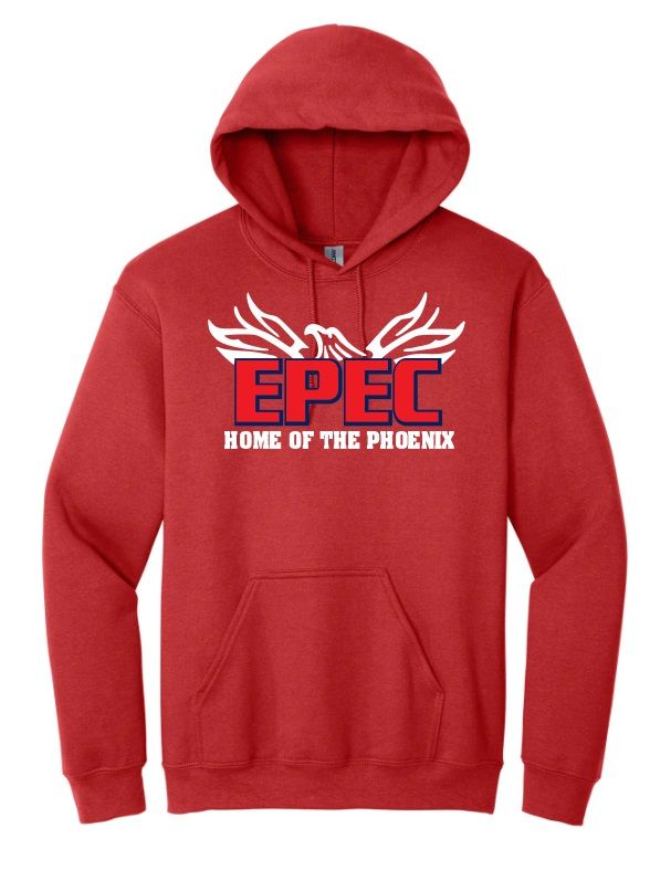 Eastern Passage Education Centre - Red EPEC Home of the Phoenix Hoodie (Full Chest)