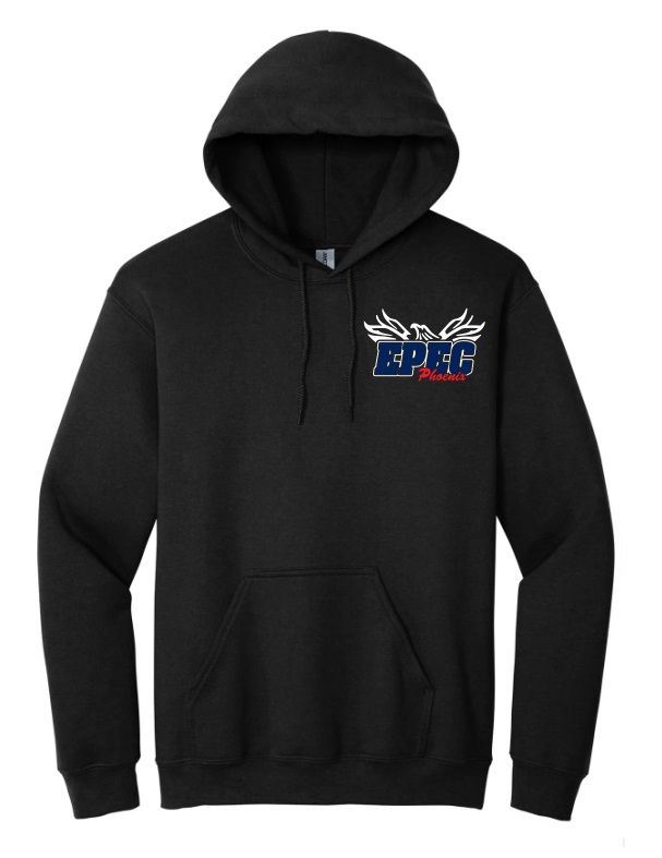 Eastern Passage Education Centre - Black EPEC Logo Hoodie (Left  Chest)
