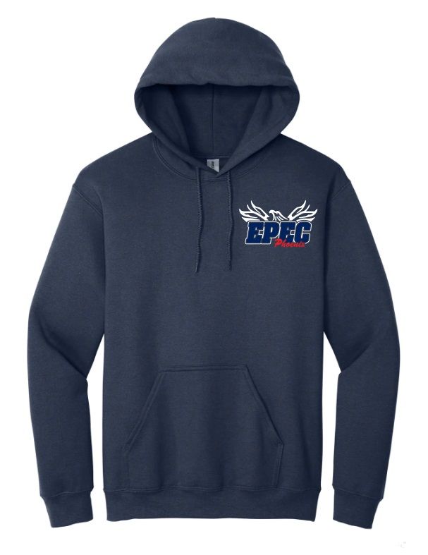 Eastern Passage Education Centre - Navy EPEC Logo Hoodie (Left  Chest)