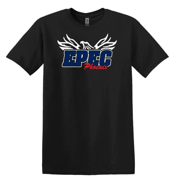Eastern Passage Education Centre - Black EPEC Logo T-Shirt (Full Chest Logo)