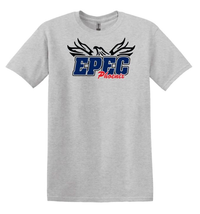 Eastern Passage Education Centre - Sport Grey EPEC Logo T-Shirt (Full Chest Logo)
