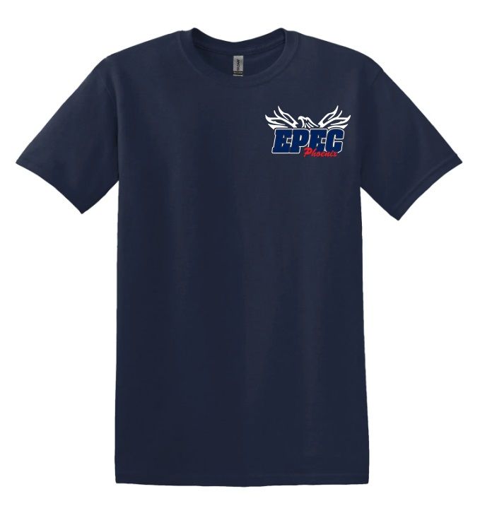 Eastern Passage Education Centre - Navy EPEC Logo T-Shirt (Left Chest Logo)