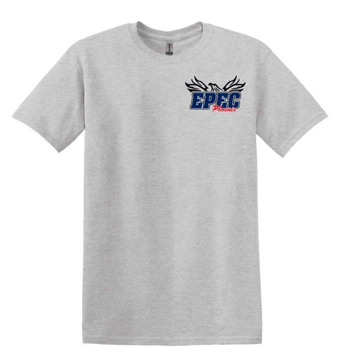 Eastern Passage Education Centre - Sport Grey EPEC Logo T-Shirt (Left Chest Logo)