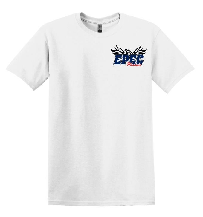 Eastern Passage Education Centre - White EPEC Logo T-Shirt (Left Chest Logo)