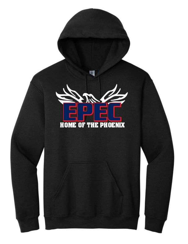 Eastern Passage Education Centre - Black EPEC Home of the Phoenix Hoodie (Full Chest)