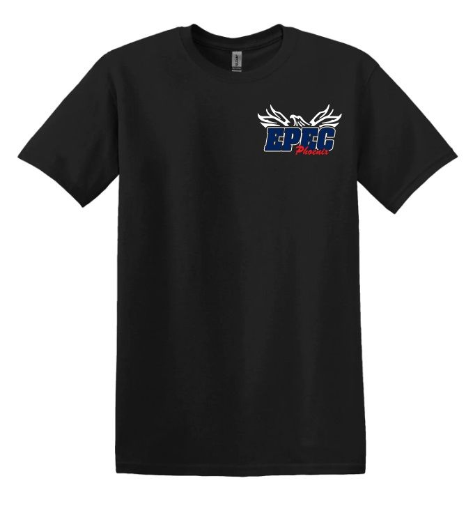 Eastern Passage Education Centre - Black EPEC Logo T-Shirt (Left Chest Logo)