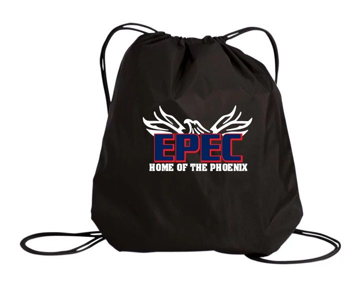 Eastern Passage Education Centre - Black EPEC Home of the Phoenix Cinch Bag