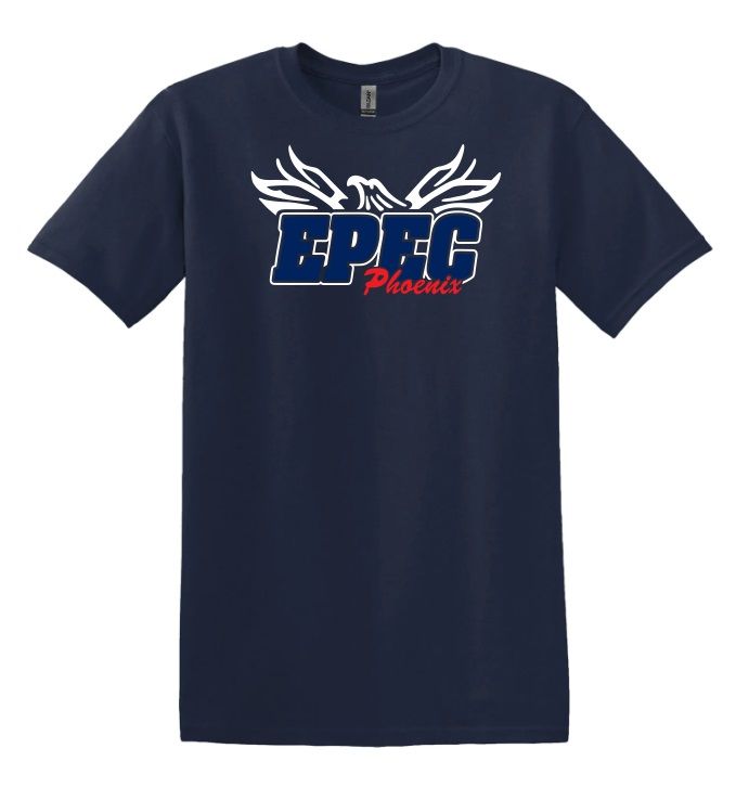 Eastern Passage Education Centre - Navy EPEC Logo T-Shirt (Full Chest Logo)