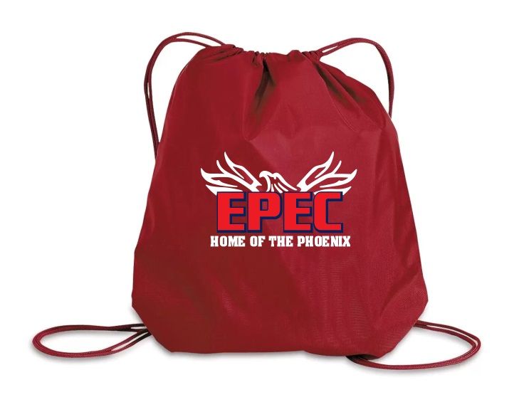Eastern Passage Education Centre - Red EPEC Home of the Phoenix Cinch Bag