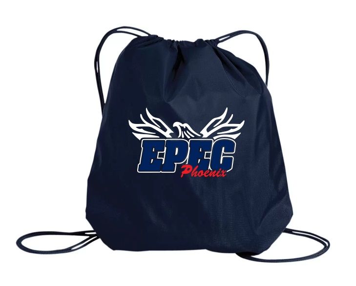 Eastern Passage Education Centre - Navy EPEC Logo Cinch Bag